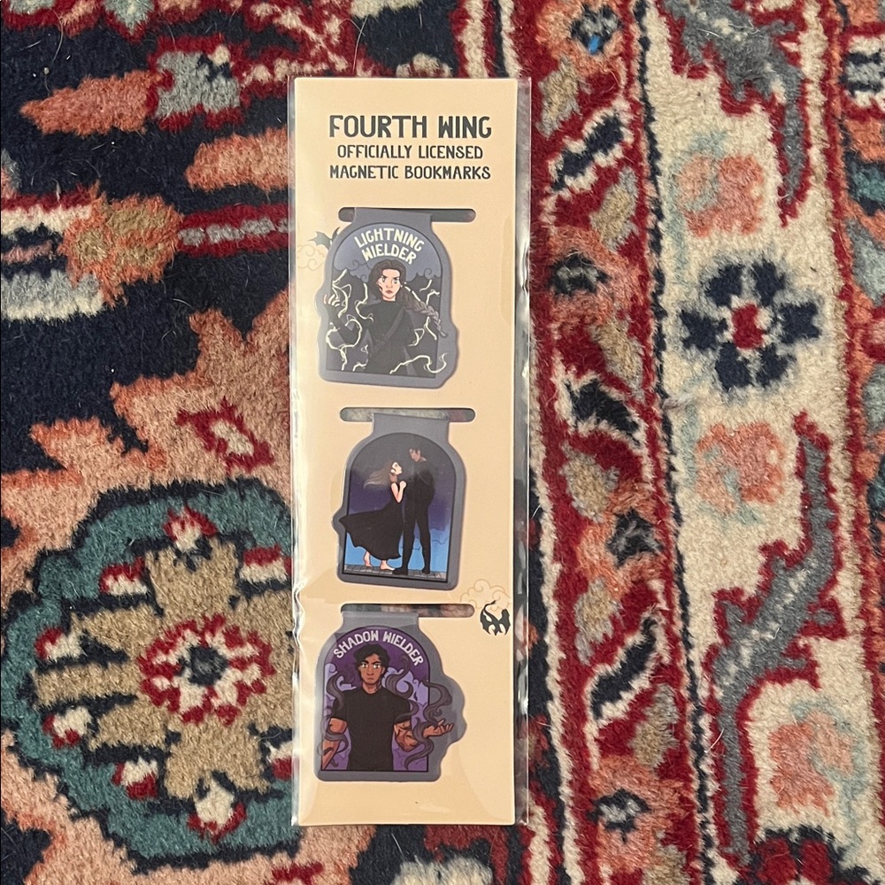 Fourth Wing Magnetic Bookmarks